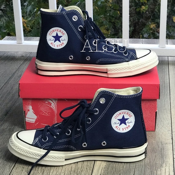 Converse Ctas 70 HI Midnight Navy W AUTHENTIC - Picture 2 of 8